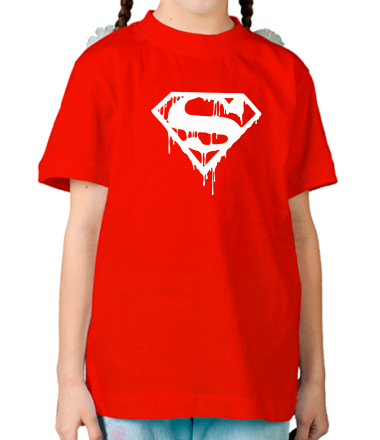 Детская футболка Кровавый супермен 