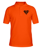 Мужская футболка поло Кровавый супермен  фото