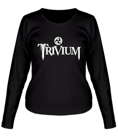 Женская футболка длинный рукав Trivium