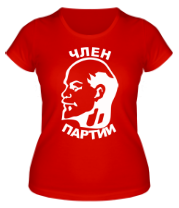 Женская футболка Член партии фото