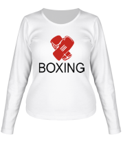 Женская футболка длинный рукав Boxing фото