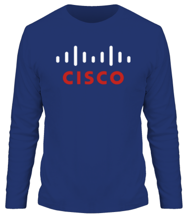 Мужская футболка длинный рукав Cisco