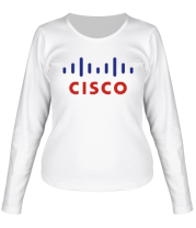 Женская футболка длинный рукав Cisco фото