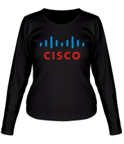 Женская футболка длинный рукав Cisco фото