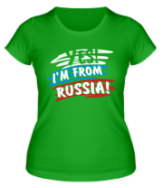 Женская футболка I am from Russia фото