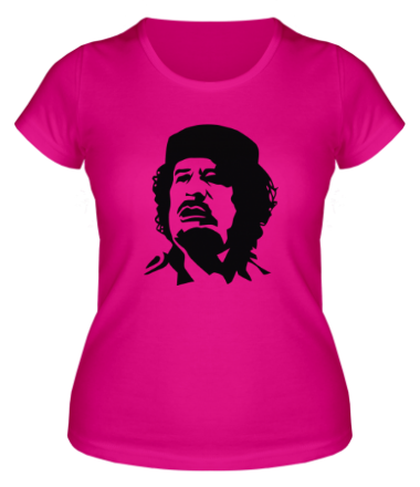 Женская футболка Каддафи