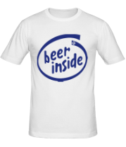 Мужская футболка Beer inside фото