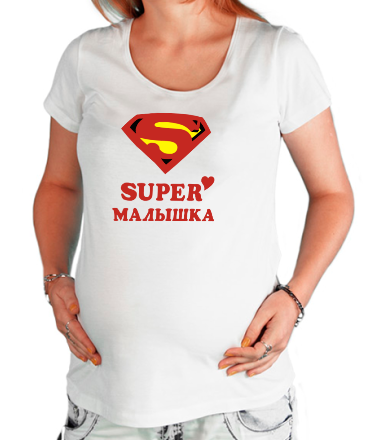 Футболка для беременных Super малышка