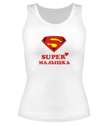 Женская майка борцовка Super малышка