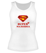 Женская майка борцовка Super малышка фото