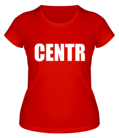 Женская футболка CENTR
