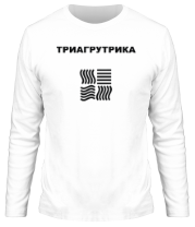 Мужская футболка длинный рукав Триагрутрика фото