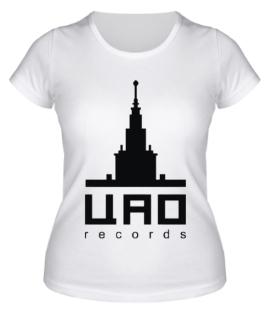 Женская футболка ЦАО records