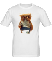 Мужская футболка Сонная сова фото