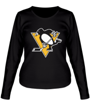 Женская футболка длинный рукав Pittsburgh Penguins Malkin 71 фото