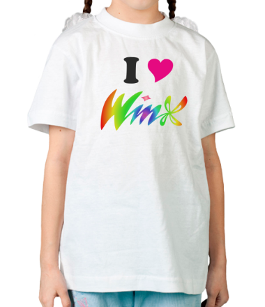 Детская футболка Я люблю WinX