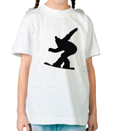 Детская футболка Сноубордер