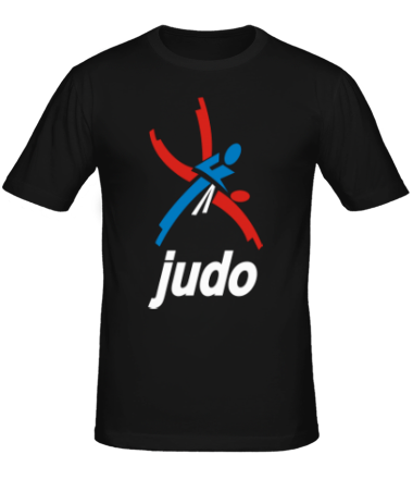 Мужская футболка Эмблема Дзюдо