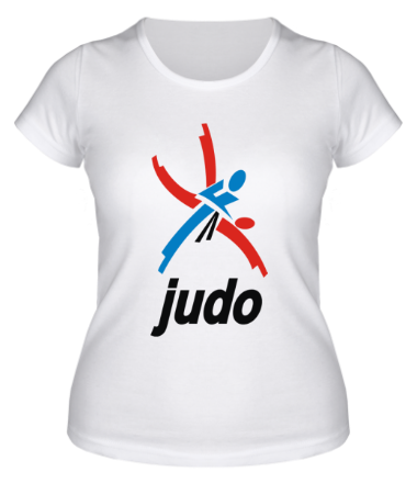 Женская футболка Эмблема Дзюдо