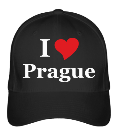 Бейсболка I Love Prague