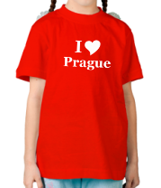 Детская футболка I Love Prague фото