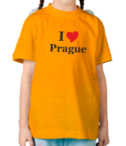 Детская футболка I Love Prague фото