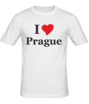 Мужская футболка I Love Prague фото