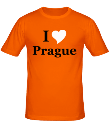 Мужская футболка I Love Prague