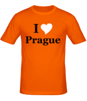 Мужская футболка I Love Prague фото