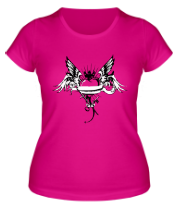 Женская футболка Сердце с крыльями фото