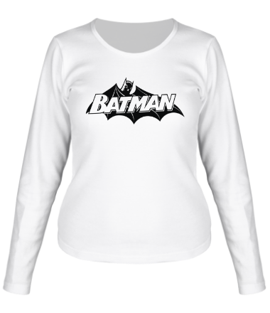 Женская футболка длинный рукав Batman true