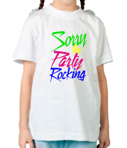 Детская футболка LMFAO Sorry for party rocking фото