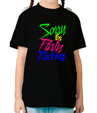 Детская футболка LMFAO Sorry for party rocking