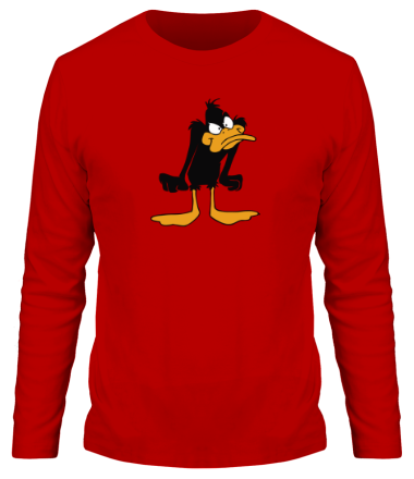 Мужская футболка длинный рукав Daffy Duck