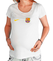 Футболка для беременных Футбольный клуб Barcelona фото