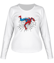 Женская футболка длинный рукав Spiderman фото