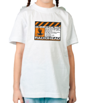 Детская футболка Radiohead фото