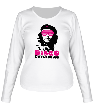 Женская футболка длинный рукав Disco Revolucion
