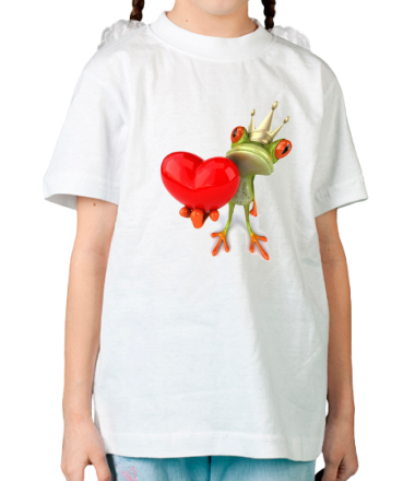 Детская футболка Царевна лягушка