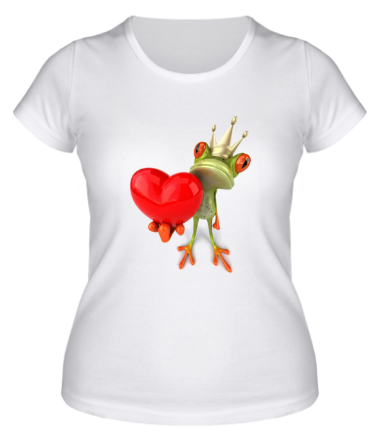 Женская футболка Царевна лягушка