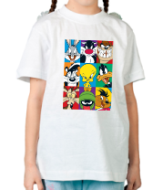 Детская футболка Looney tunes poster