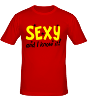 Мужская футболка Sexy and I know it фото