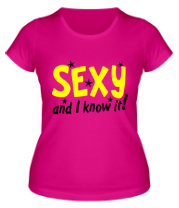 Женская футболка Sexy and I know it фото