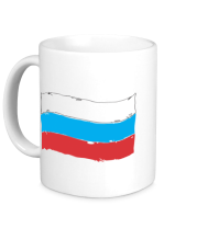 Кружка Российский флаг фото