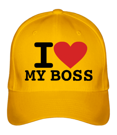 Бейсболка I love my Boss