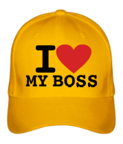 Бейсболка I love my Boss фото