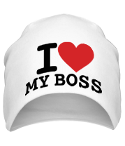 Шапка I love my Boss фото