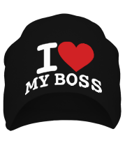 Шапка I love my Boss фото