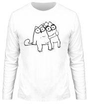 Мужская футболка длинный рукав Simon's Cat фото