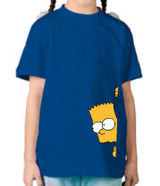 Детская футболка Барт Симпсон фото